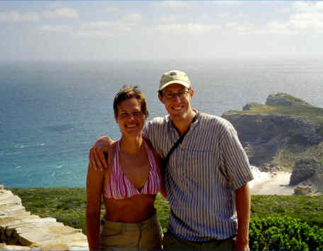 Karin och Rasmus på Cape Point